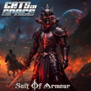 the album cover for Cats in Space - Suit Of Armour