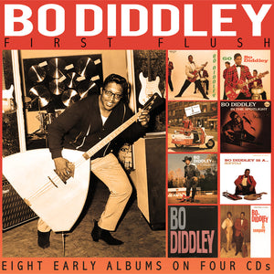 the album cover for Bo Diddley - First Flush