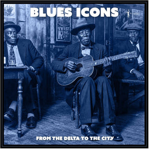 the album cover for Blues Icons: From The Delta To The City / Various - Blues Icons: From The Delta To The City / Various