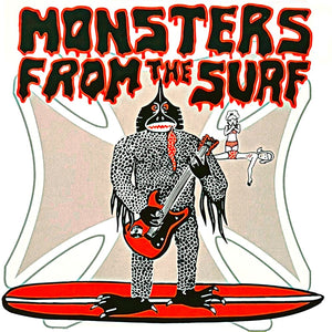 the album cover for Monsters From The Surf - Monsters From The Surf