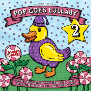 the album cover for Jammy Jams - Pop Goes Lullaby 2