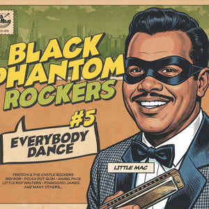 the album cover for Black Phantom Rockers 5 / Various - Black Phantom Rockers 5 / Various