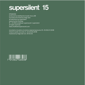 the album cover for Supersilent - 15