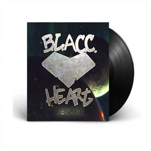 the album cover for B.L.A.C.C. Heart - Legacy
