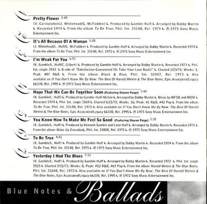 Harold Melvin And The Blue Notes Featuring Teddy Pendergrass : Blue Notes & Ballads (CD, Comp)