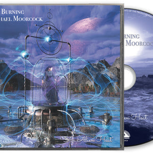 the album cover for Spirits Burning & Michael Moorcock - An Alien Heat