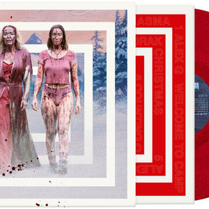 the album cover for Various Artists - Teenage Sex and Death at Camp Miasma (Soundtrack Score Selections) [Indie Exclusive Translucent Red with Glitter]
