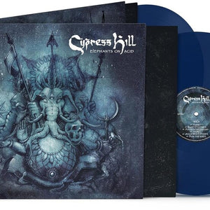 the album cover for Cypress Hill - Elephants On Acid (Blue) [Clear Vinyl]