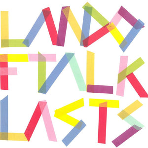 the album cover for Land Of Talk - LASTS [Highlighter Yellow]