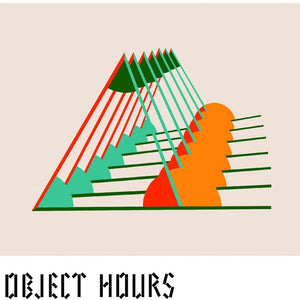 the album cover for Object Hours - Solved By Walking - Opaque Orange [Colored Vinyl] (Org)