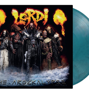 the album cover for Lordi - Arockalypse (Blk) (Blue) [Colored Vinyl] [Limited Edition] [180 Gram] (Wht)