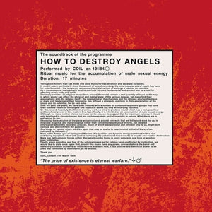 the album cover for Coil - How To Destroy Angels