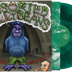 the album cover for Assorted Jelly Beans - What's Really Going On? [Green / Black Marble]