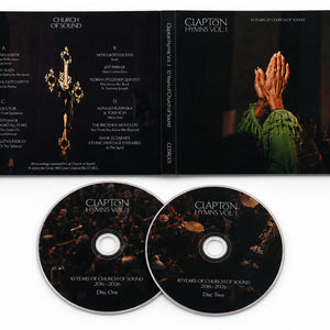 the album cover for Clapton Hymns Vol. 1: 10 Years Of Church Of Sound - Clapton Hymns Vol. 1: 10 Years Of Church Of Sound