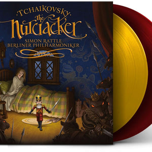 the album cover for Simon Rattle - Tchaikovsky: The Nutcracker - Red & Gold
