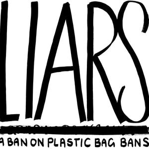 the album cover for Liars - Ban On Plastic Bag Bans