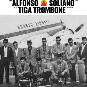 the album cover for Alfonso Soliano - Tiga Trombone