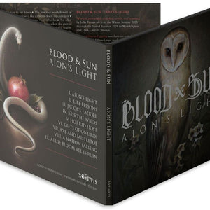 the album cover for Blood & Sun - Aion's Light
