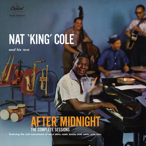 the album cover for Nat Cole  King - After Midnight: The Complete Sessions (Blue Note)