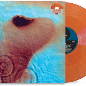 the album cover for Pink Floyd - Meddle - [D2C / Indie Exclusive San Tropez Orange Marble]