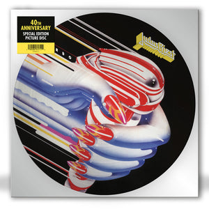 the album cover for Judas Priest - Turbo - 40th Anniversary [D2C / Indie Exclusive Picture Disc]