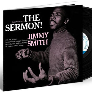 the album cover for Jimmy Smith - Sermon (Blue Note Tone Poet Vinyl Series) [180 Gram]