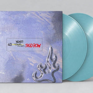 the album cover for Skid Row - 40 Seasons: The Best Of Skid Row (Blue) [Colored Vinyl]