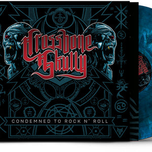the album cover for Crossbone Skully - Condemned To Rock N Roll [Blue Marble]
