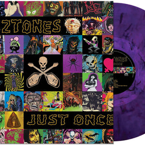 the album cover for The Fuzztones - Just Once [Purple / Black Marble]