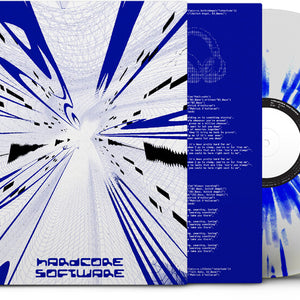 the album cover for Dj Dave - Hardcore Software - White/Blue (Blue) [Colored Vinyl] (Wht)