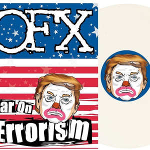 the album cover for NOFX - War On Errorism - White [Colored Vinyl] (Wht) [Indie Exclusive]