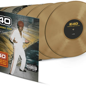 the album cover for E-40 - Turning My Money Over [Colored Vinyl] (Gol)