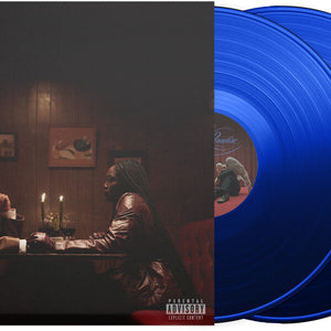 the album cover for Isaiah Falls - Lvrs Paradise (Blue) [Colored Vinyl] (Gate)