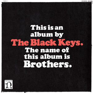 the album cover for The Black Keys - Brothers [Cola Bottle Clear]