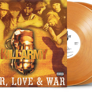 the album cover for Killarmy - Fear Love & War [Colored Vinyl] (Copp) (Aniv) [Reissue]