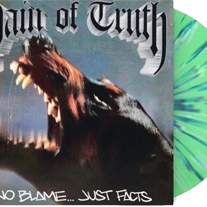 the album cover for Pain Of Truth - No Blame Just Facts (Blue) [Colored Vinyl] (Grn) [Limited Edition]