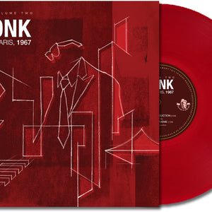 the album cover for Thelonious Monk - Monk Live In Paris 1967 Vol. 2 [Colored Vinyl] [180 Gram] (Red)
