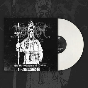 the album cover for Behexen - By The Blessing Of Satan [Colored Vinyl] (Wht)