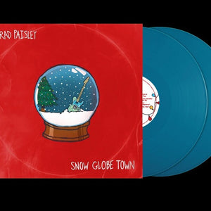 the album cover for Brad Paisley - Snow Globe Town [Aqua]