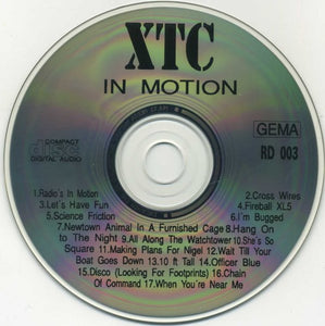 XTC : In Motion (CD, Unofficial)