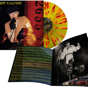 the album cover for Robert Calvert - Hype [Orange Red Yellow Splatter]