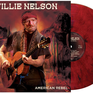 the album cover for Willie Nelson - American Rebel [Red Marble]