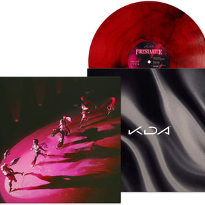 the album cover for K/DA, League of Legends - FIRESTARTER (EP) [Red]