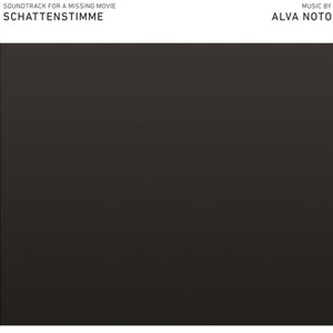the album cover for Alva Noto - Schattenstimme (Soundtrack For A Missing - Pt 2)