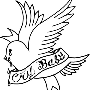 the album cover for Lil Peep - Crybaby (Bonus Track)