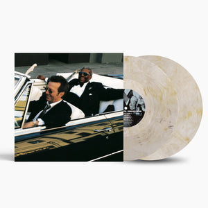 the album cover for Eric Clapton & B.B. King - Riding with the King - Remastered Expanded Edition [Grey Lemon Marble]