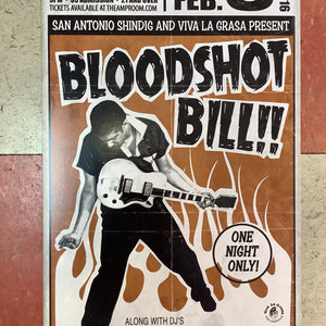 Bloodshot Bill at The Amp Room - 2016 (Poster)