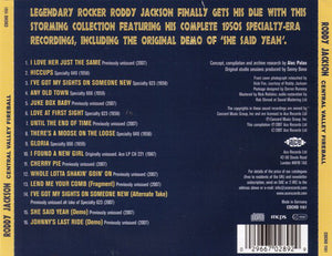 Roddy Jackson : Central Valley Fireball (CD, Comp)