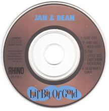Load image into Gallery viewer, Jan &amp; Dean : Lil' Bit Of Gold (CD, Mini, Comp)
