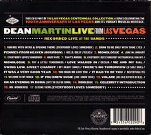 Load image into Gallery viewer, Dean Martin : Live From Las Vegas (CD, Album)
